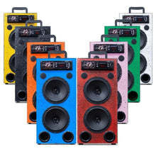 Carregar imagem no visualizador da galeria, CAIXA RESIDENCIAL TRIO 2 FALANTE 6 POL USB - BLUETOOTH - MEU PENDRIVE