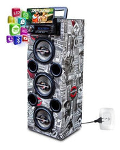 Carregar imagem no visualizador da galeria, Caixa Trio Automotiva Residencial Bob 3 Alto Falantes 210w - MEU PENDRIVE