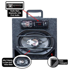 Carregar imagem no visualizador da galeria, CAIXA BOB RESIDENCIAL POTENTE FORTE - FM USB BLUETOOTH - MEU PENDRIVE
