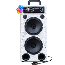 Carregar imagem no visualizador da galeria, CAIXA RESIDENCIAL TRIO 2 FALANTE 6 POL USB - BLUETOOTH - MEU PENDRIVE
