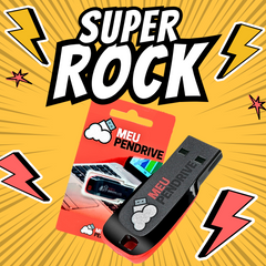 Super Rock com 5.500 Músicas – PENDRIVE DE 64GB