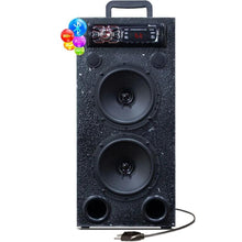 Carregar imagem no visualizador da galeria, CAIXA RESIDENCIAL TRIO 2 FALANTE 6 POL USB - BLUETOOTH - MEU PENDRIVE
