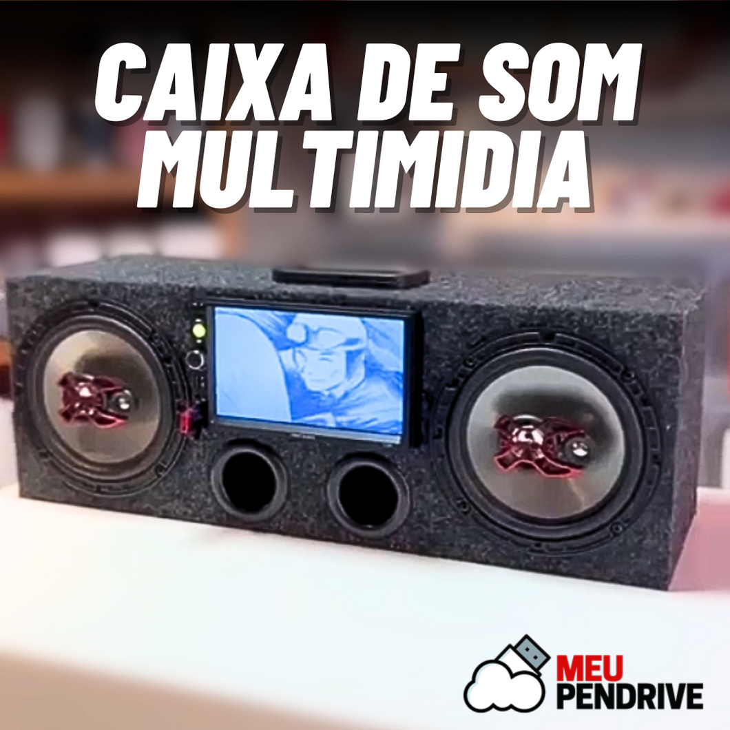 Caixa Amplificada Bluetooth Ativa 6 Bravox + Multimidia