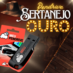 Sertanejo Ouro - Pendrive de 16Gb