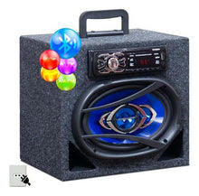 Carregar imagem no visualizador da galeria, Caixinha Bob Ativa Residencial 6x9 Fm Usb Bluetooth Aux Top - MEU PENDRIVE
