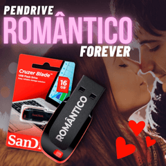 Romântico Forever - PENDRIVE DE 16GB
