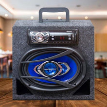 Carregar imagem no visualizador da galeria, Caixinha Bob Ativa Residencial 6x9 Fm Usb Bluetooth Aux Top - MEU PENDRIVE
