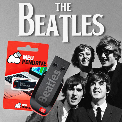 Discografia The Beatles - PENDRIVE DE 32GB - MEU PENDRIVE