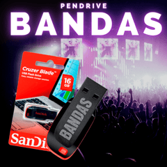 Bandas - PENDRIVE DE 16GB