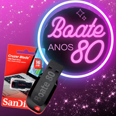 Boate anos 80 - PENDRIVE DE 16GB