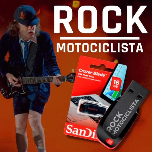Rock Motocilcista - PENDRIVE - MEU PENDRIVE