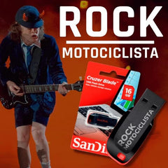 Rock Motocilcista - PENDRIVE DE 16GB